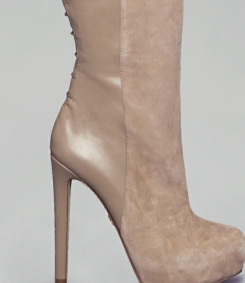 Brand new Bebe Danica over the knee boots sz 9 tan - Picture 5 of 8